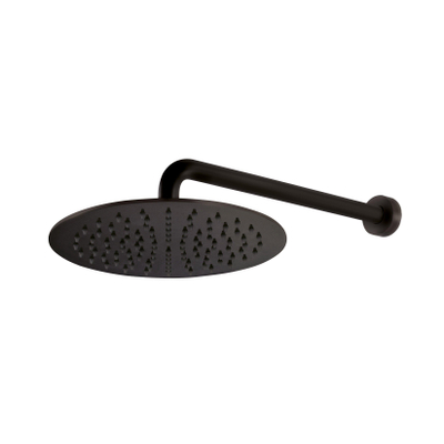 Royal Plaza Thetis douche de tête 25cm avec bras de douche 30cm noir mat