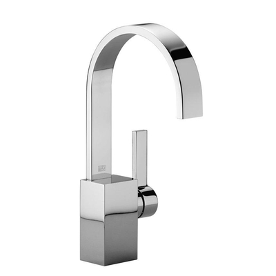 Dornbracht Mem robinet de lavabo avec socle et aérateur avec saillie 16,5 cm avec bec fixe chrome