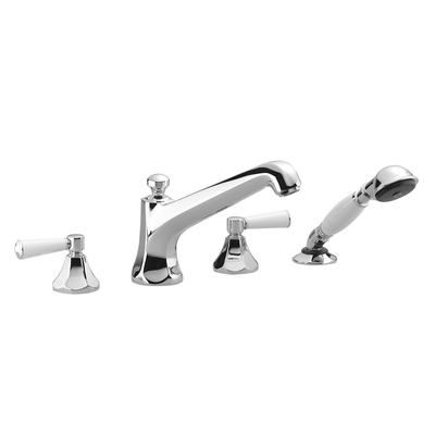 Dornbracht Madison Flair Melangeur bain/douche a 4 trous pour montage sur gorge ou hors baignoire Platine mat