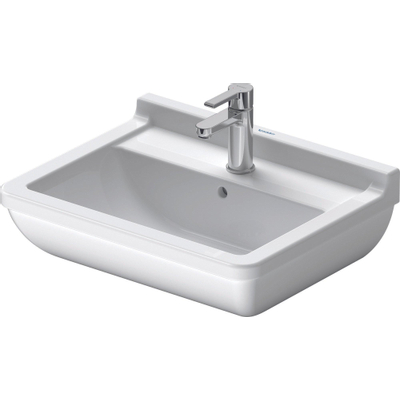 Duravit Starck 3 Philippe Starck - 3 wastafel - 55x42cm - wondergliss - wit