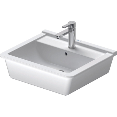 Duravit Starck 3 Philippe Starck - 3 opbouwwastafel - 56x46cm - wit