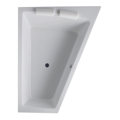 Duravit Paiova baignoire acrylique biseautée droite 180x140x46cm blanc