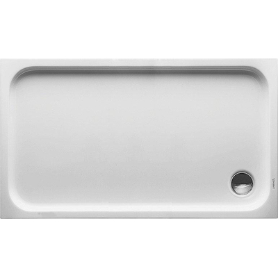 Duravit D-code Douchebak - 130x75x8.5cm acryl rechthoekig - wit