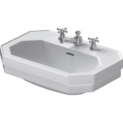 Duravit Serie 1930 1930wastafel - 60x41cm - met wondergliss - wit