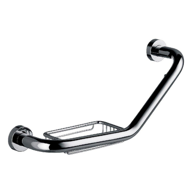 Emco Rondo 2 barre de baignoire courbée avec panier chrome