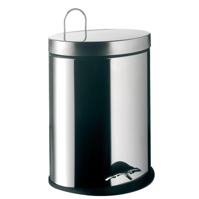 Emco System 2 poubelle ovale acier inoxydable
