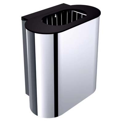 Emco System 2 poubelle ovale en acier inoxydable