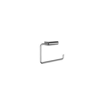 Emco Flow Porte-rouleau de papier toilette avec couvercle sans porte-rouleau de réserve Chrome