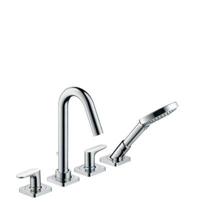 AXOR Citterio partie apparente ensemble de rebord de baignoire 4 trous avec rosace chrome