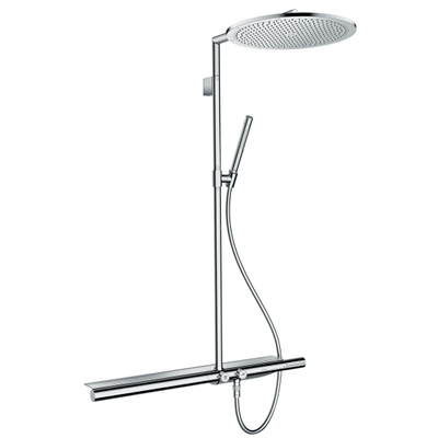 Axor 800 ShowerSolutions opbouw regendoucheset – thermostatisch – Ø35 cm hoofddouche – 2-standen staafhanddouche – chroom