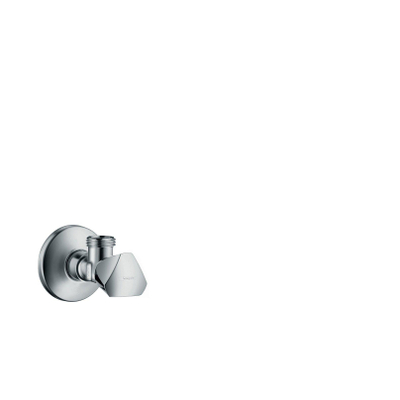 Hansgrohe Hoekstopkraan E avec rosace de recouvrement Ø 54mm chrome
