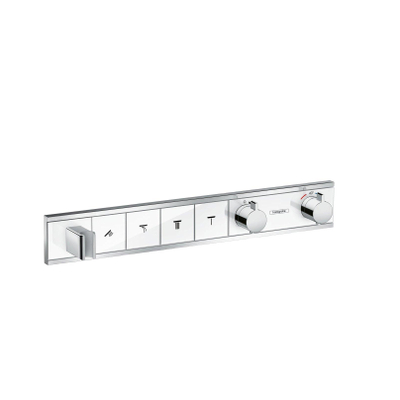 Hansgrohe RainSelect élément de finition pour robinet de douche encastré thermostatique pour 4 fonctions 59.8x90cm blanc/chrome