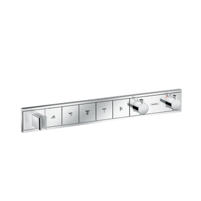 Hansgrohe RainSelect partie de finition pour robinet de douche encastrable thermostatique 66.9x90cm 5 fonctions chrome