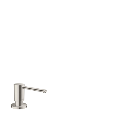 Hansgrohe A41 - zeepdispenser 1-gats 500ml onderbouw - rvs look