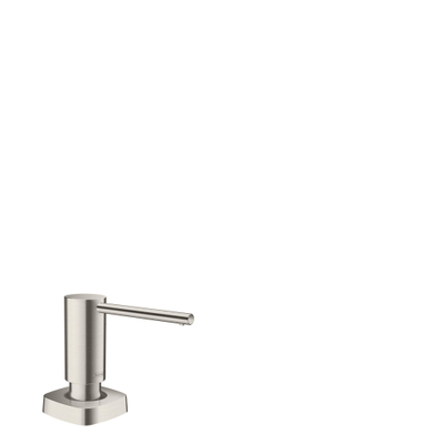 Hansgrohe A71 distributeur de savon 1-trou 500ml encastré aspect inox