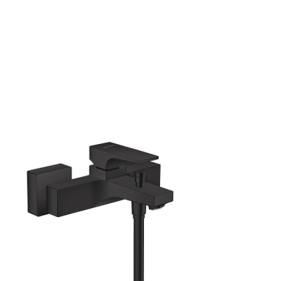 Hansgrohe Metropol mitigeur de baignoire avec inverseur et raccords noir mat