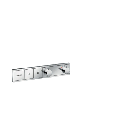 Hansgrohe Rainselect Afbouwdeel - voor inbouw douchekraan - thermostatisch - voor 2 functies - 45.6x90cm - thermostaat - hoogglans chroom
