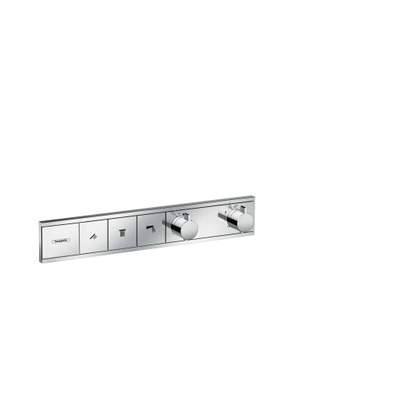 Hansgrohe RainSelect élément de finition pour mitigeur thermostatique encastré de douche pour 3 fonctions 52.7x90cm chrome
