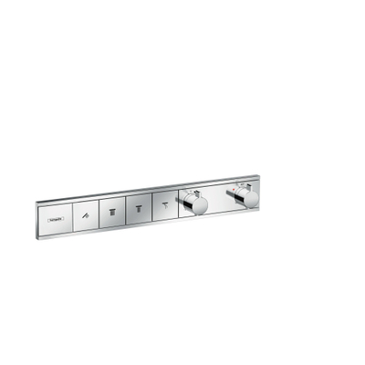 Hansgrohe Rainselect Afbouwdeel - voor inbouw douchekraan - thermostatisch - voor 4 functies - 59.8x90cm - thermostaat - hoogglans chroom