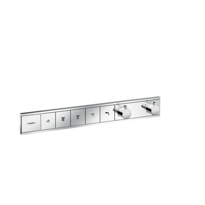 Hansgrohe RainSelect partie de finition pour robinet de douche encastré thermostatique pour 5 fonctions 66.9x90cm chrome