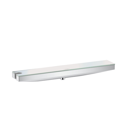 Hansgrohe RainFinity Fixfit Porter - 500 muuraansluiting - met planchet - met douchehouder links - 50.2x8.2cm - hoogglans chroom
