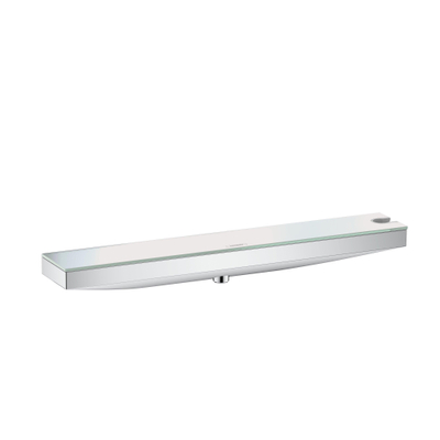 Hansgrohe RainFinity Fixfit Porter - 500 muuraansluiting - met planchet - met douchehouder rechts - 50.2x8.2cm - hoogglans chroom