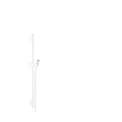 Hansgrohe unica unicas puro slide bar 65cm m. isiflex`b tuyau de douche 160cm blanc mat