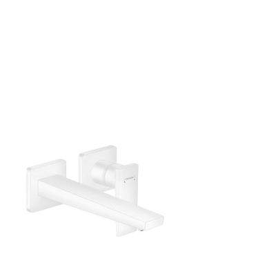Hansgrohe Metropol afbouwdeel wastafelkraan - voorsprong 22.5cm - met waste - mat wit