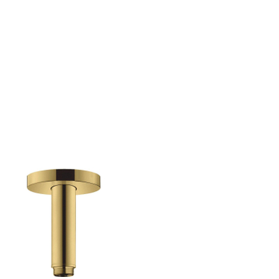 Hansgrohe Plafondbevestiging S - 100 mm - glans goud