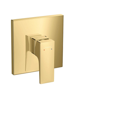 Hansgrohe Metropol Eengreeps douchemengkraan - afbouwdeel - met rechte greep - glans goud