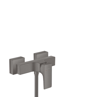 Hansgrohe Metropol mitigeur de douche avec raccords chrome noir brossé