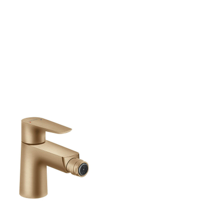 Hansgrohe Talis e 1-gr bidetmengkraan met wastegarn. brushed bronze