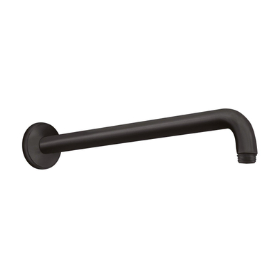 Hansgrohe douchearm s. rotule G1/2 39cm 90 degrés incl. rosace mat noir