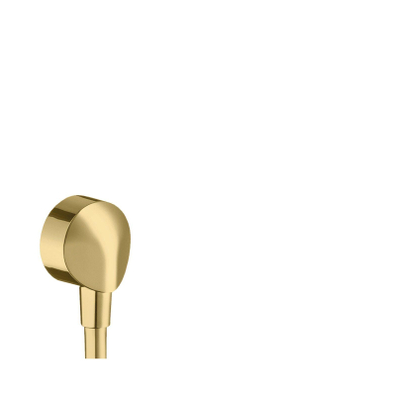 Hansgrohe Fixfit Coude de raccord mural E clapet anti-retour pol gold optic