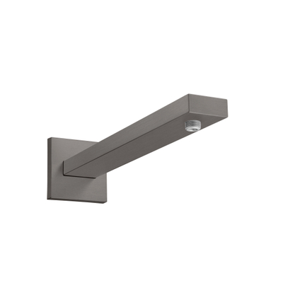 Hansgrohe douchearm - 38.9cm - wand - brushed black chrome (zwart)