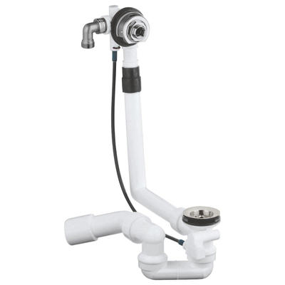 Grohe Talentofill Badafvoer - badvuller - voor normale baden - Supersteel (RVS)