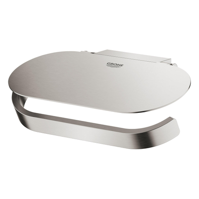 GROHE Selection porte-rouleau de toilette avec couvercle SuperSteel