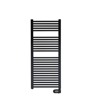 Zehnder Aura E Radiateur sèche-serviettes électrique 90,6x50cm 500 watts 230 volts | 50 Hz Acier Noir Mat