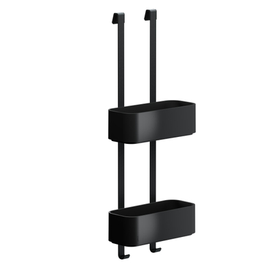 Geesa Frame Doucherek hangend dubbel 25cm Zwart