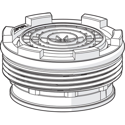 Mécanisme de sortie Wisa pour réservoir de chasse incl. caoutchouc de clapet de fond XS