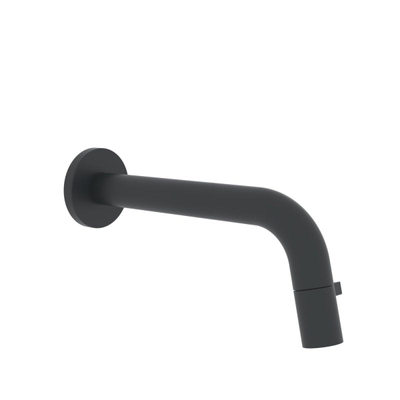 Hansa Nova style fonteinkraan wand 186mm mat zwart