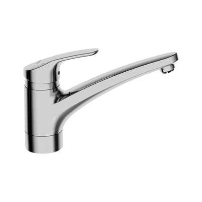 Hansa Hansamix Mitigeur de cuisine monotrou pour chaudières ouvertes avec bec orientable 150° 20,3 cm chrome