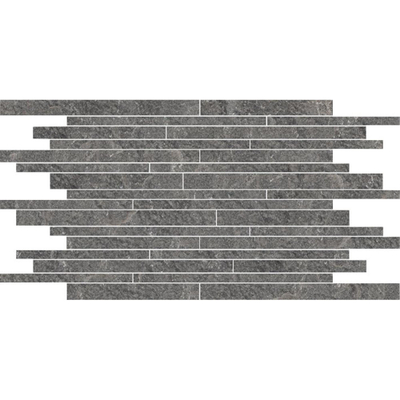 Villeroy & Boch My earth carreau de sol décor 30x50cm - 10mm mat rect R9 anthracite.