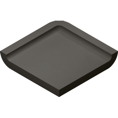 Villeroy & boch pro architectura 3.0 plinthe d'angle pour carrelage 5x5cm 6mm mat r10 gris solide