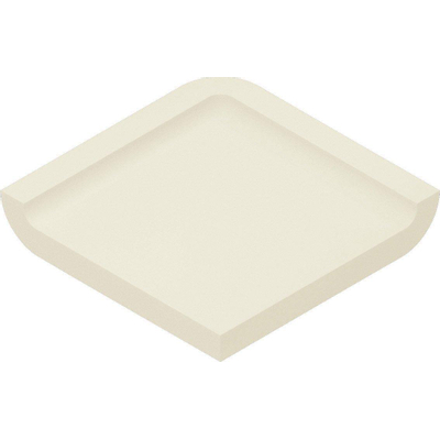 Villeroy & boch pro architectura 3.0 plinthe d'angle pour carrelage 5x5cm 6mm mat r10 blanc crème