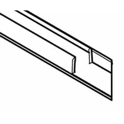 Novellini Young afdichtingsstrip 1000mm transparant