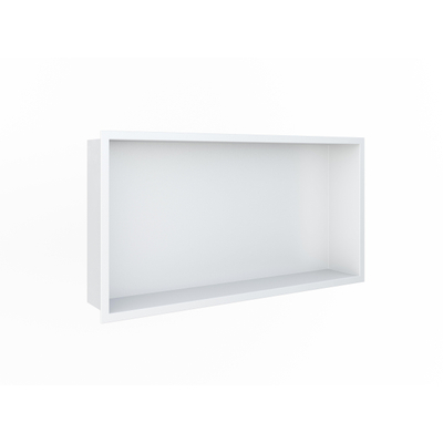 Looox BoX niche - 60x30x7cm - encastrable - avec cadre d'étanchéité - blanc