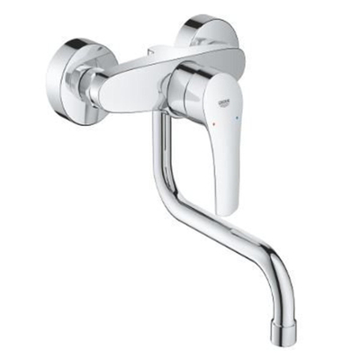 GROHE Eurosmart Keukenkraan - draaibare uitloop - inbouw - chroom OUTLETSTORE