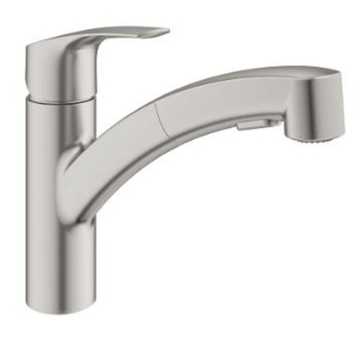 GROHE Eurosmart mélangeur de cuisine Supersteel brossé (inox)