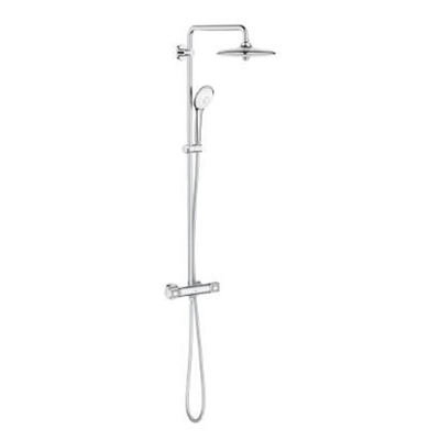 GROHE Euphoria Regendoucheset Opbouw- hoofddouche 26cm - massage handdouche rond - thermostatisch - chroom